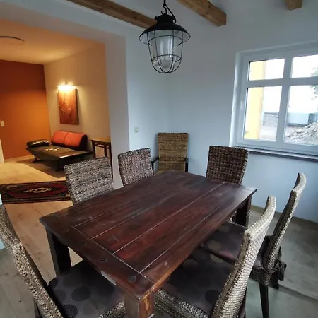 公寓 Haus Unter D. Eichen Am Stettiner Haff